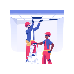 Trockenbaudecke & abgehängte Decke in Berlin – Illustration